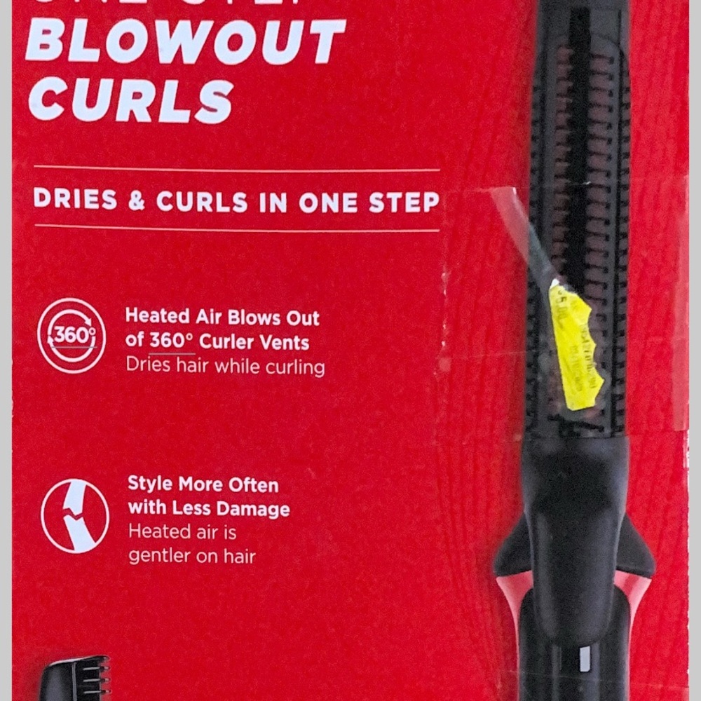 Revlon One-Step Blowout Curls Styler - Black and Red